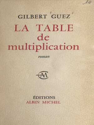 cover image of La table de multiplication